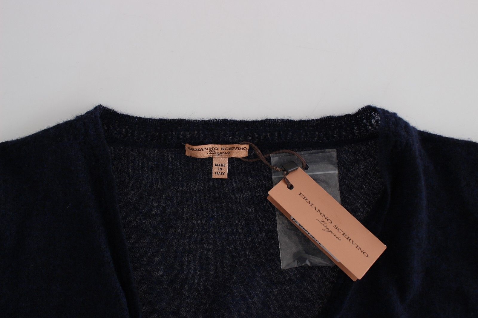 Ermanno Scervino Knit Blue Wool Sweater Women's Cardigan