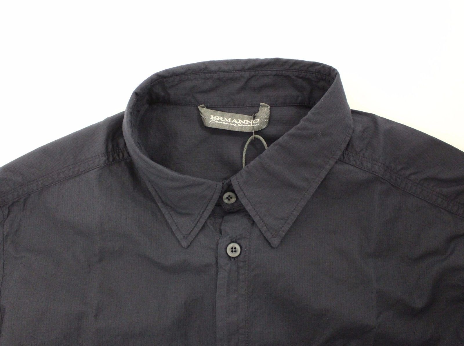 Ermanno Scervino Stunning Blue Cotton Casual Men's Shirt
