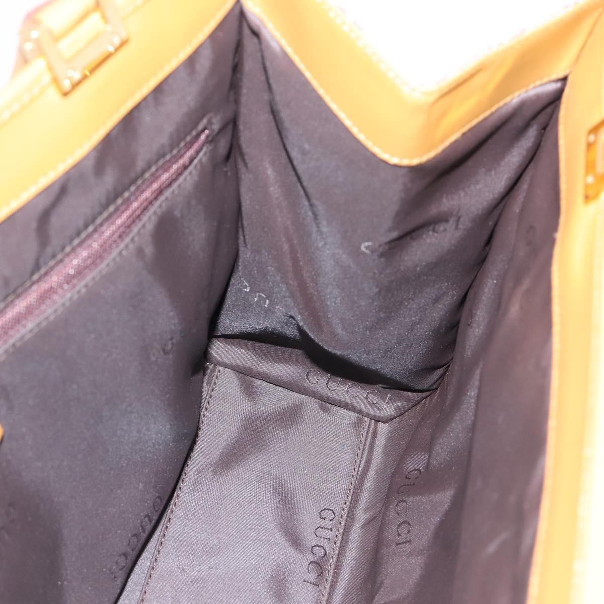 Gucci Jackie Gg Canvas Brown Canvas Tote Bag Bag (Pre-Owned)