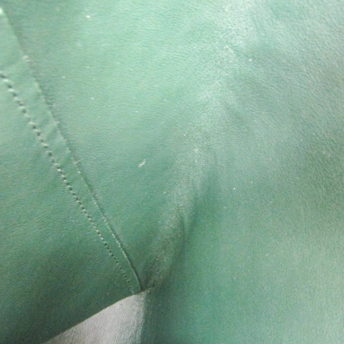 Bottega Veneta Doll Crocodile Embossed Leather Green Leather Tote Bag Bag (Pre-Owned)