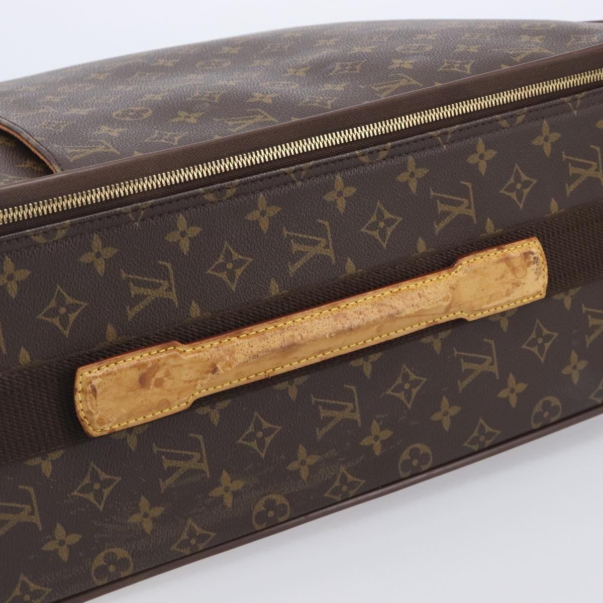 Louis Vuitton Pegase Luggage Monogram Canvas Brown Canvas Travel Bag Bag (Pre-Owned)