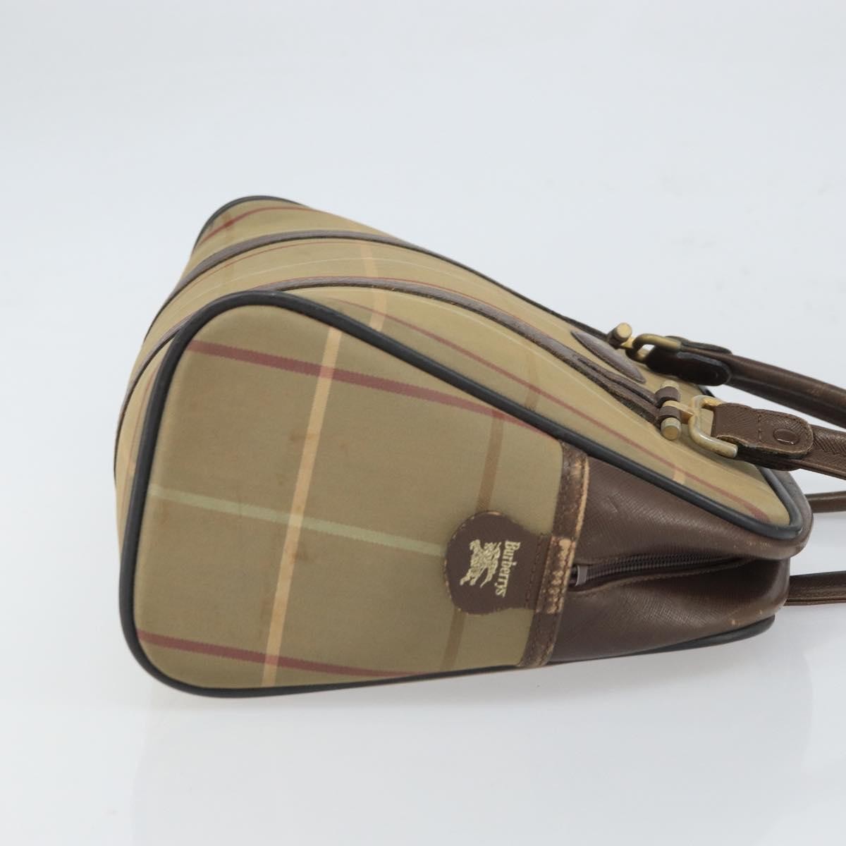 Burberry Nova Canvas Beige Canvas Handbag (Pre-Owned)