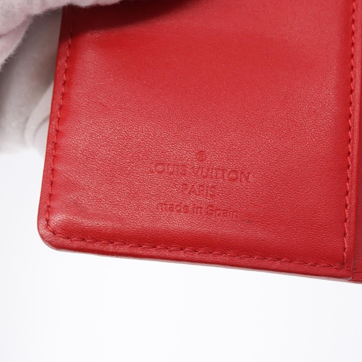 Louis Vuitton Agenda Cover Patent Red Patent_Leather Clutche & Pouche Bag (Pre-Owned)