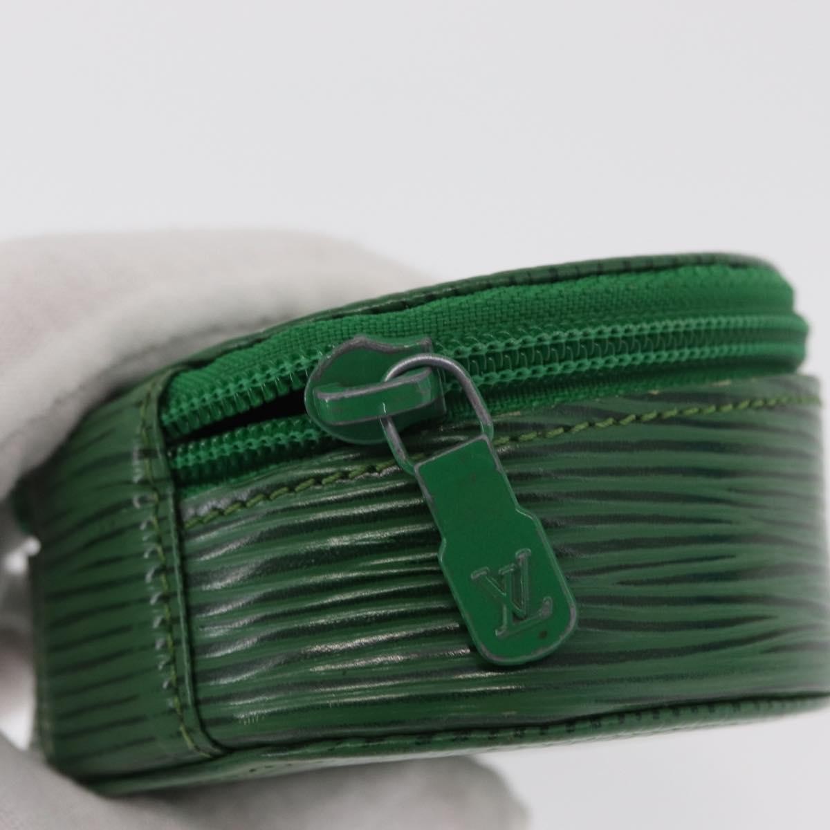 Louis Vuitton Ecrin Bijoux Epi Leather Green Leather Jewelry Set Jewelry (Pre-Owned)
