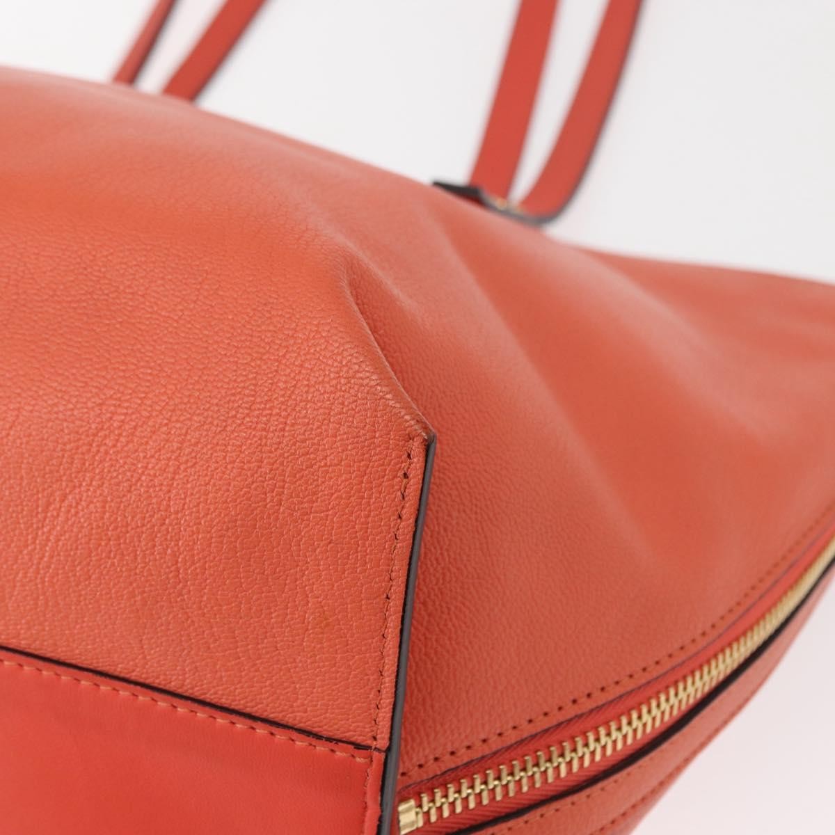 Chloe Dilan Tote Leather Pink Leather Tote Bag Bag (Pre-Owned)