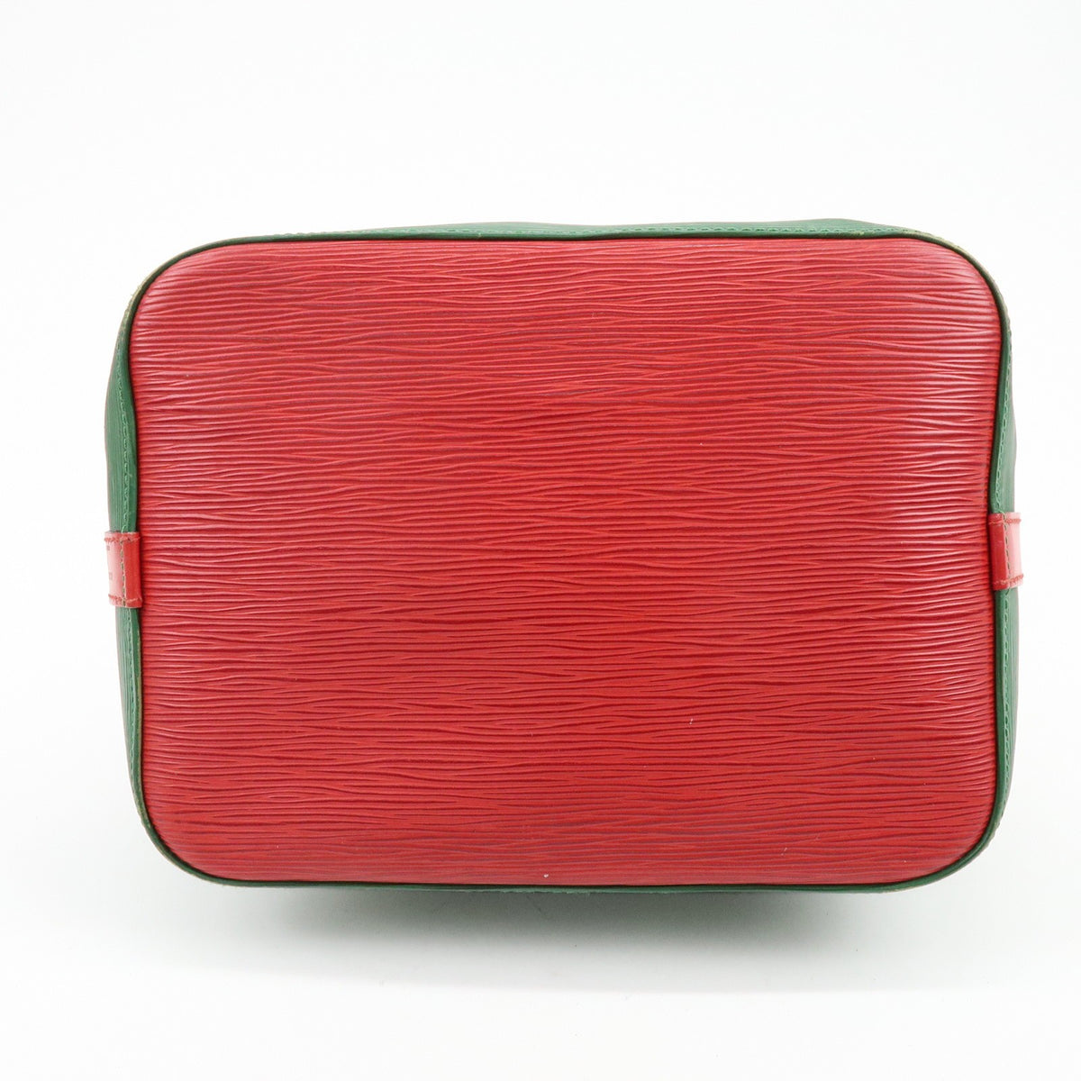 Louis Vuitton Bicolor Petit Noe Epi Leather Green Leather Handbag (Pre-Owned)