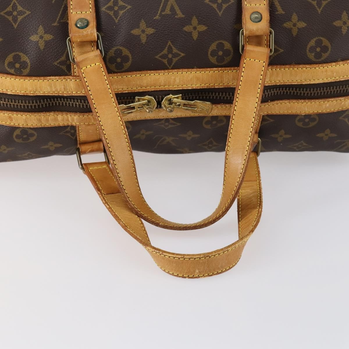 Louis Vuitton Sac Souple Monogram Canvas Brown Canvas Travel Bag Bag (Pre-Owned)