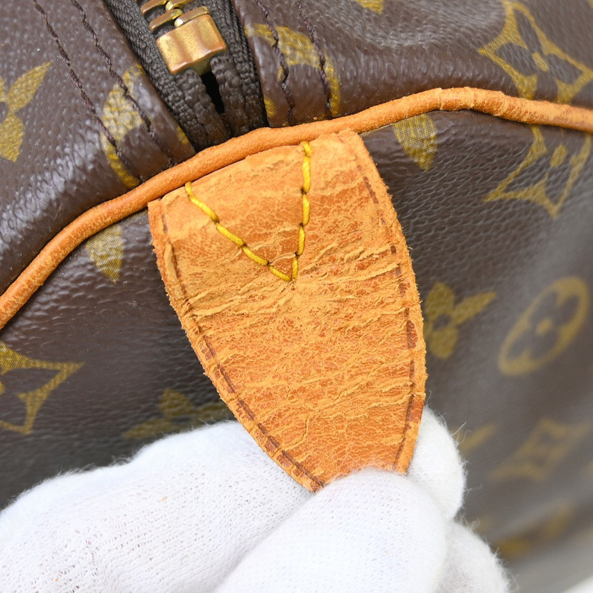 Louis Vuitton Keepall Monogram Canvas Brown Canvas Travel Bag Bag (Pre-Owned)