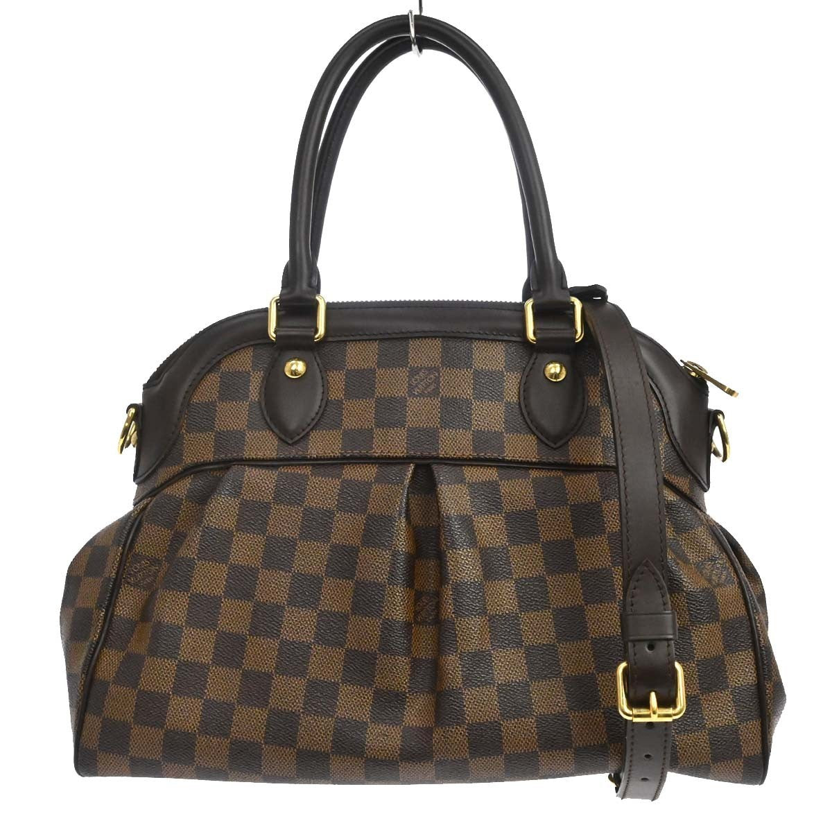 Louis Vuitton Trevi Damier Brown Canvas Handbag (Pre-Owned)