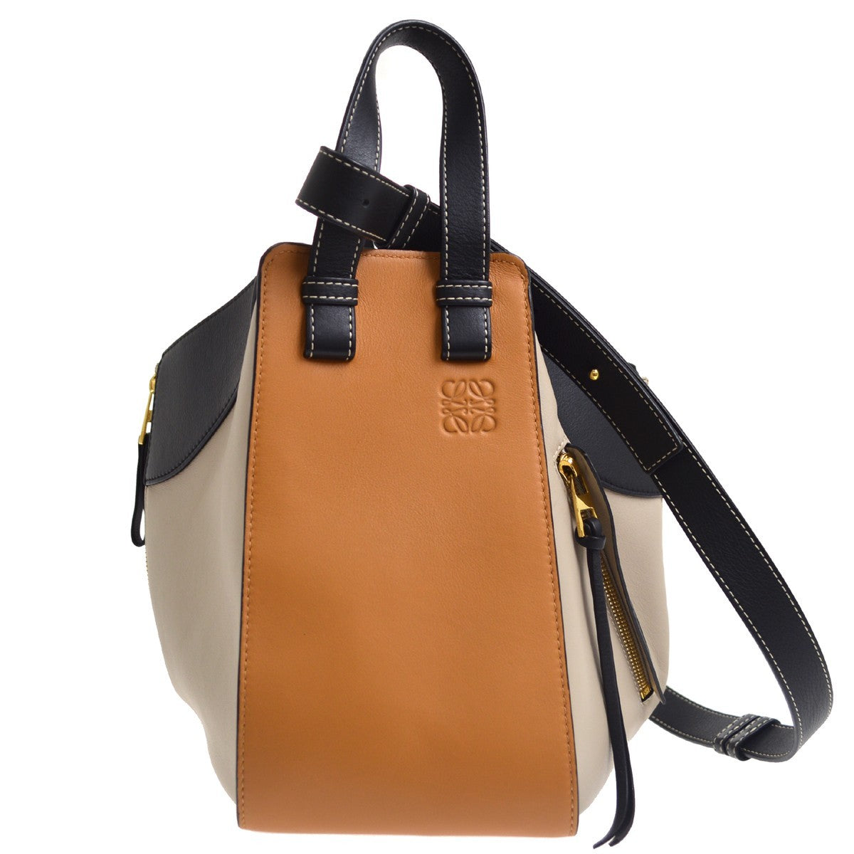 Loewe Hammock Leather Brown Leather Handbag (Pre-Owned)