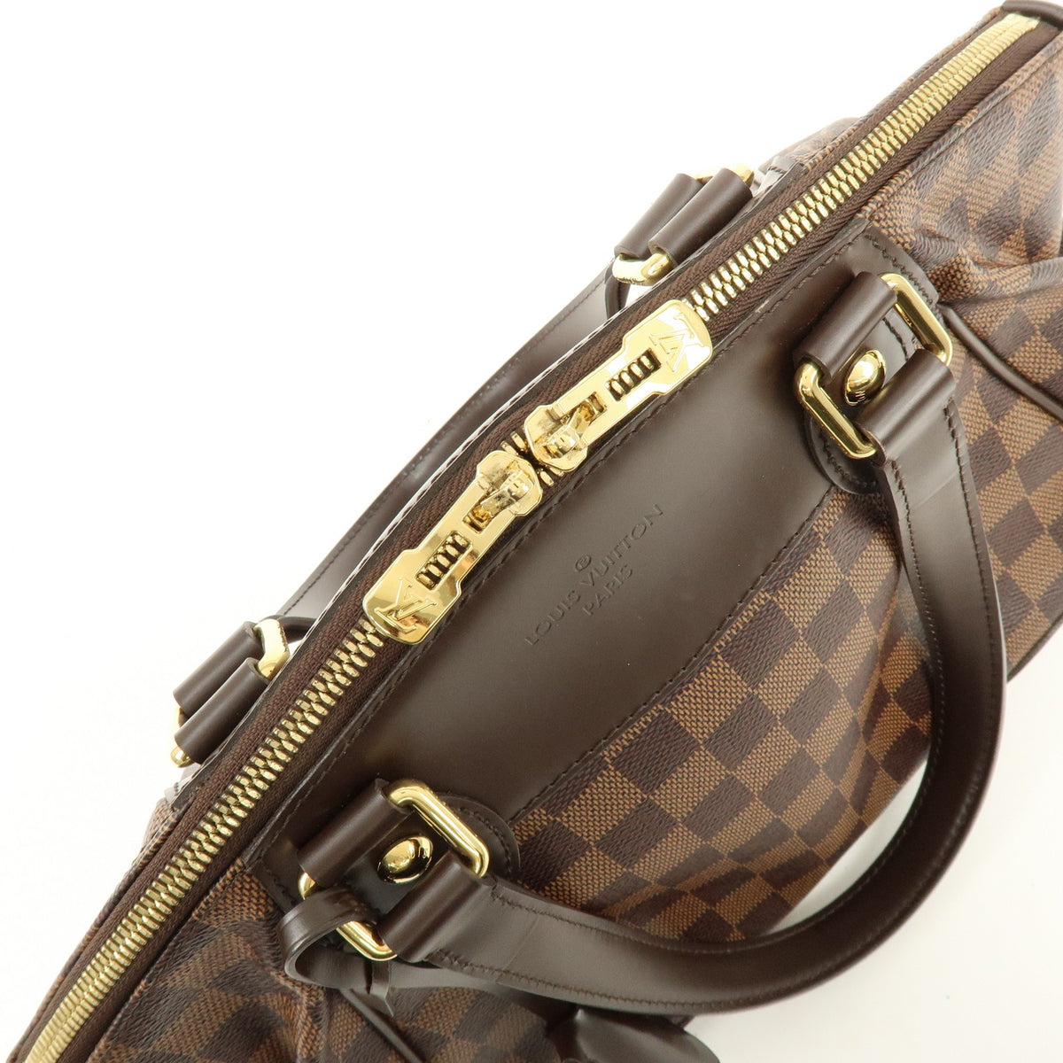 Louis Vuitton Verona Damier Brown Canvas Handbag (Pre-Owned)