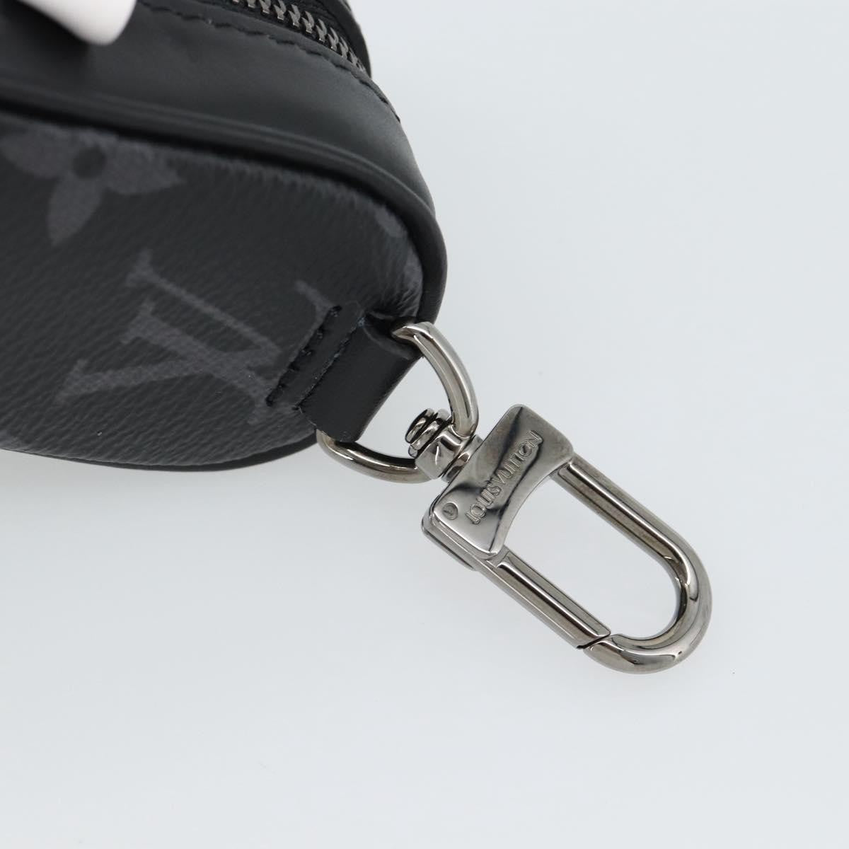 Louis Vuitton Golf Ball Case Monogram Black Canvas Clutche & Pouche Bag (Pre-Owned)