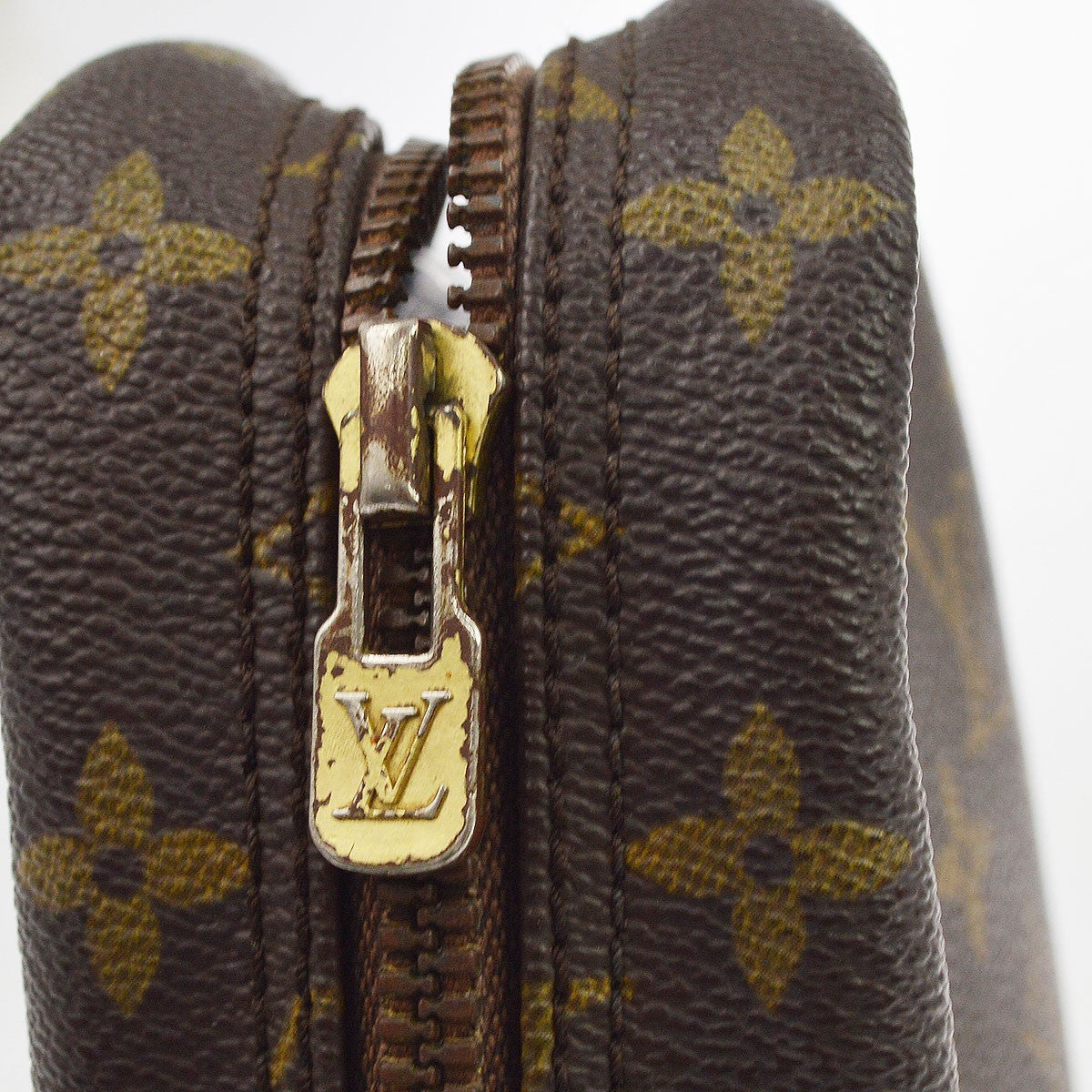 Louis Vuitton Trousse Toiletry Monogram Canvas Brown Canvas Toiletry Case Accessory (Pre-Owned)