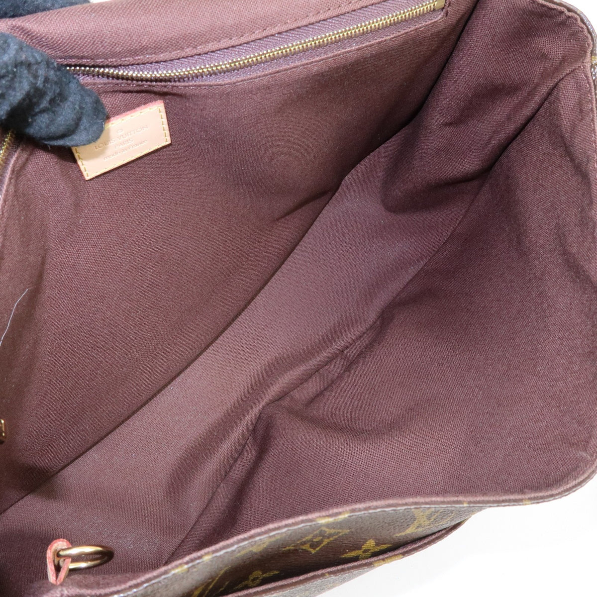 Louis Vuitton Menilmontant Monogram Canvas Brown Canvas Handbag (Pre-Owned)