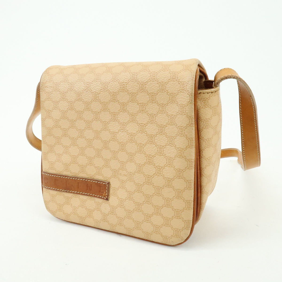Celine Macadam Canvas And Leather Beige Pvc Tote Bag Bag (Pre-Owned)
