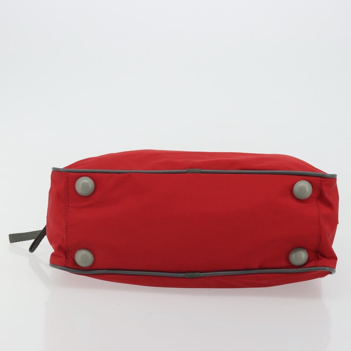 Prada Sport Nylon Red Nylon Tote Bag Bag (Pre-Owned)