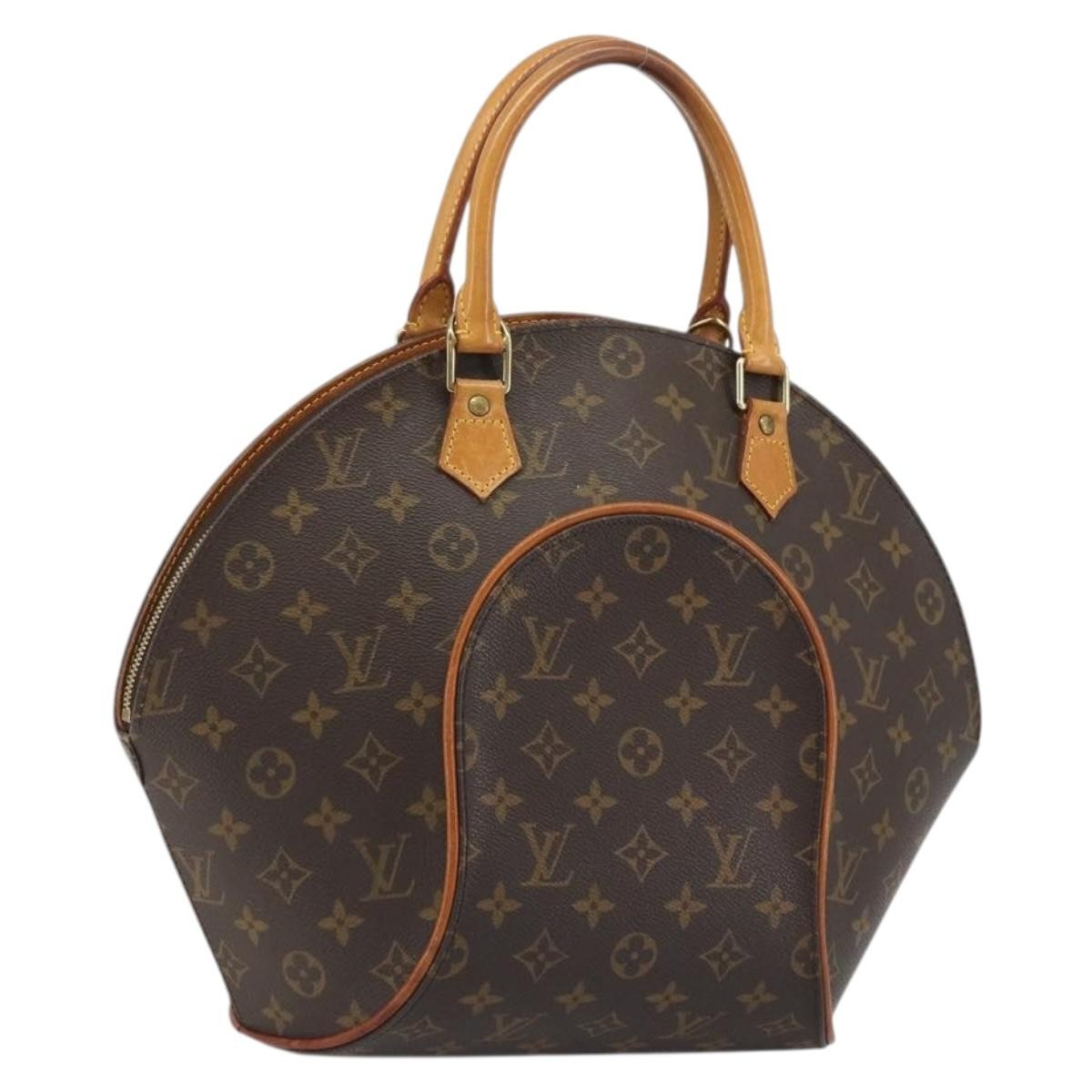 Louis Vuitton Ellipse Monogram Canvas Brown Canvas Handbag (Pre-Owned)