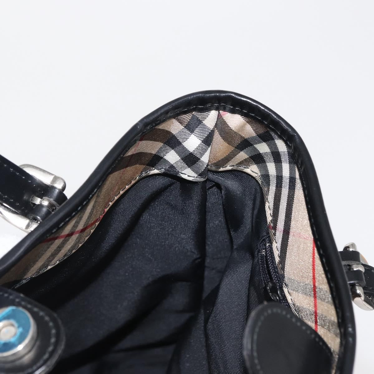 Burberry Blue Label Nylon Brown Nylon Tote Bag Bag (Pre-Owned)