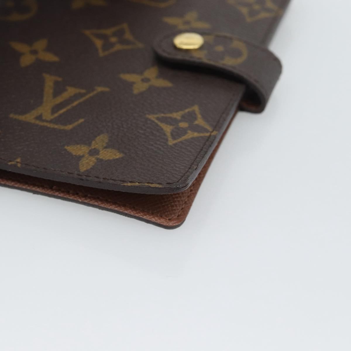 Louis Vuitton Agenda Cover Monogram Canvas Brown Canvas Wallets Accessory (Pre-Owned)