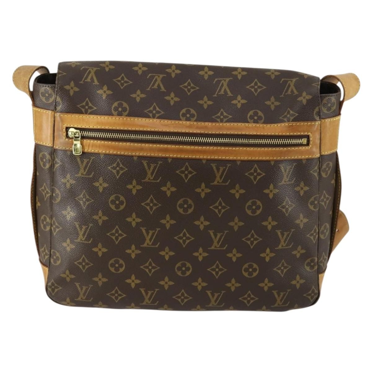 Louis Vuitton Abbesses Messenger Monogram Canvas Brown Canvas Shoulder Bag Bag (Pre-Owned)