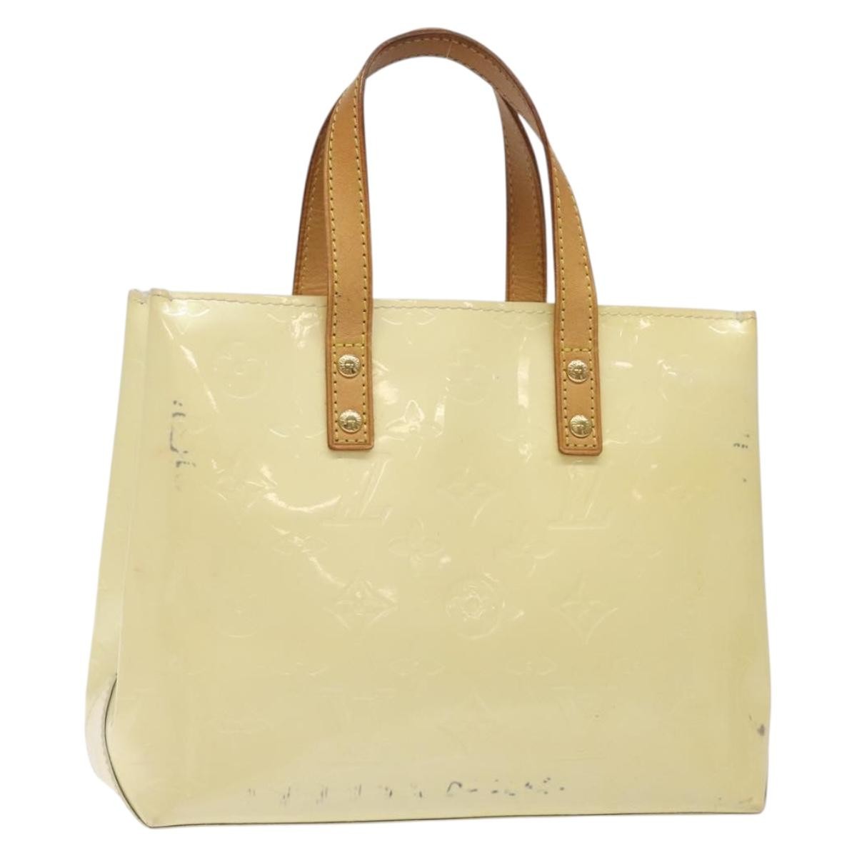 Louis Vuitton Reade Monogram Vernis Beige Patent_Leather Bag (Pre-Owned)