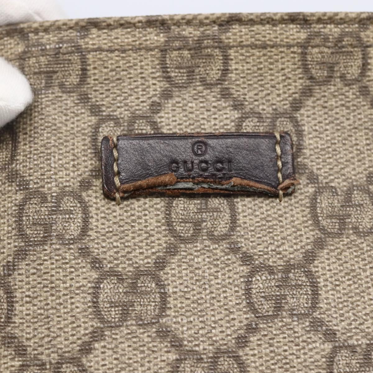Prada Zip Top Messenger Tessuto Beige Pvc Shoulder Bag Bag (Pre-Owned)