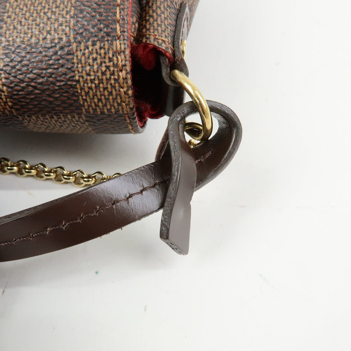 Louis Vuitton Favorite Damier Brown Canvas Handbag (Pre-Owned)
