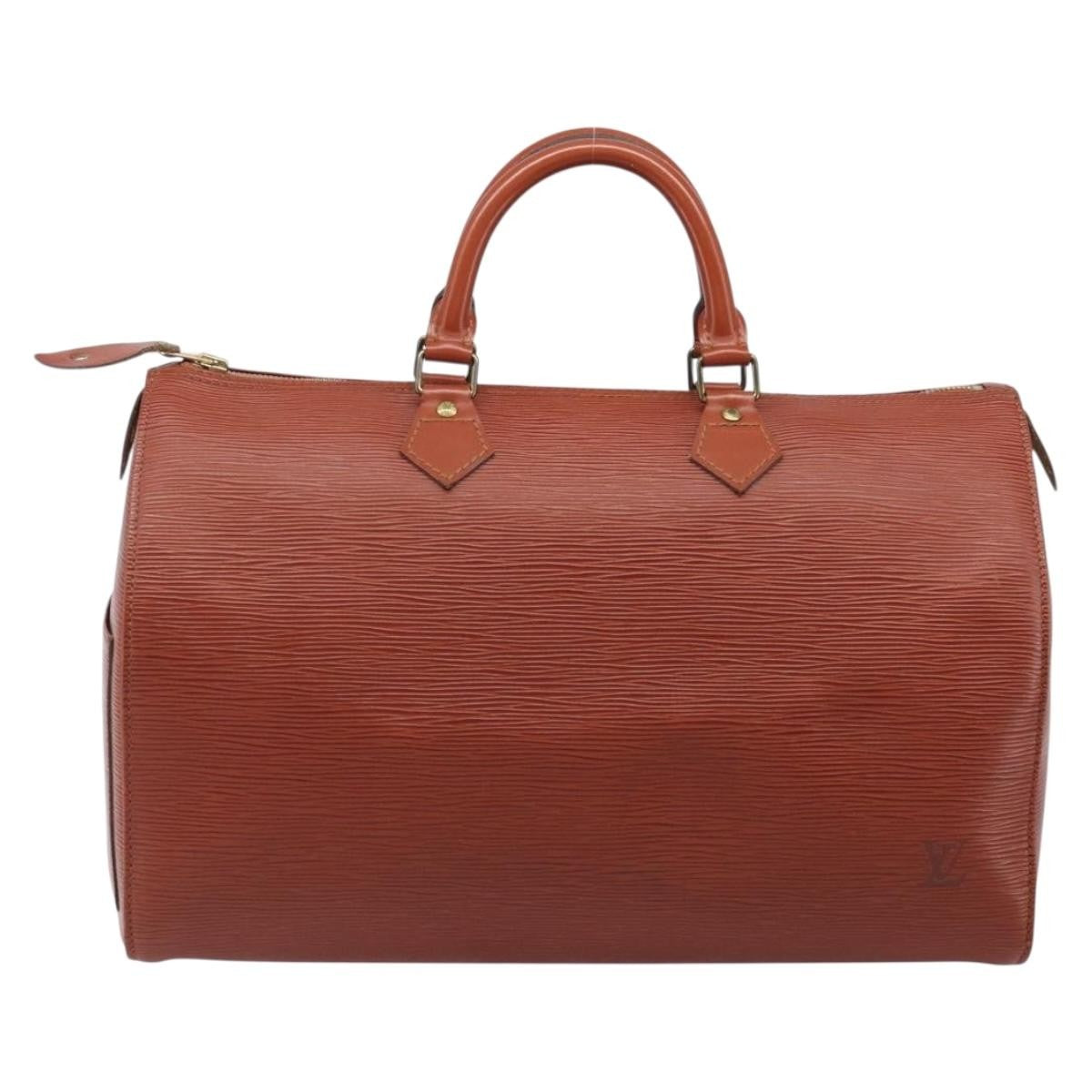 Louis Vuitton Speedy Epi Leather Brown Leather Handbag (Pre-Owned)