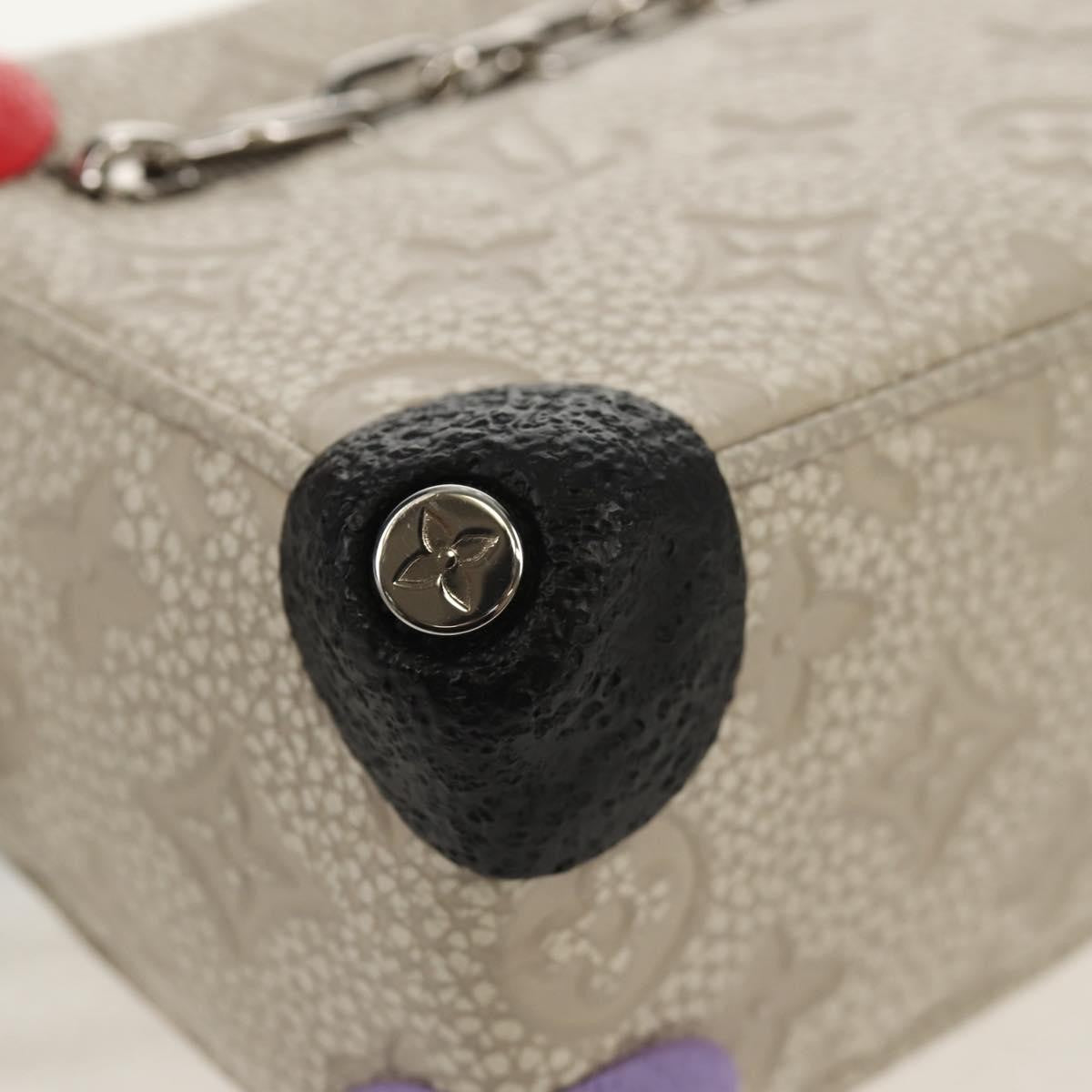 Louis Vuitton Soft Trunk Monogram Taurillon Leather Gray Canvas Shoulder Bag Bag (Pre-Owned)