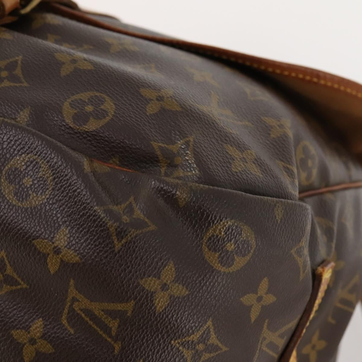 Louis Vuitton Saumur Monogram Canvas Brown Canvas Shoulder Bag Bag (Pre-Owned)