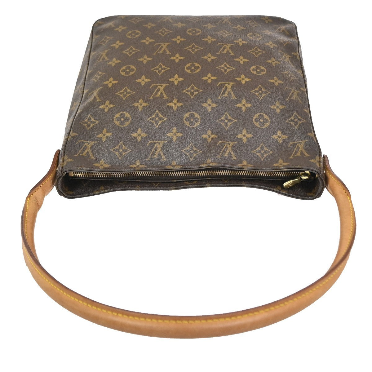 Louis Vuitton Monogram Looping Monogram Canvas Brown Canvas Handbag (Pre-Owned)