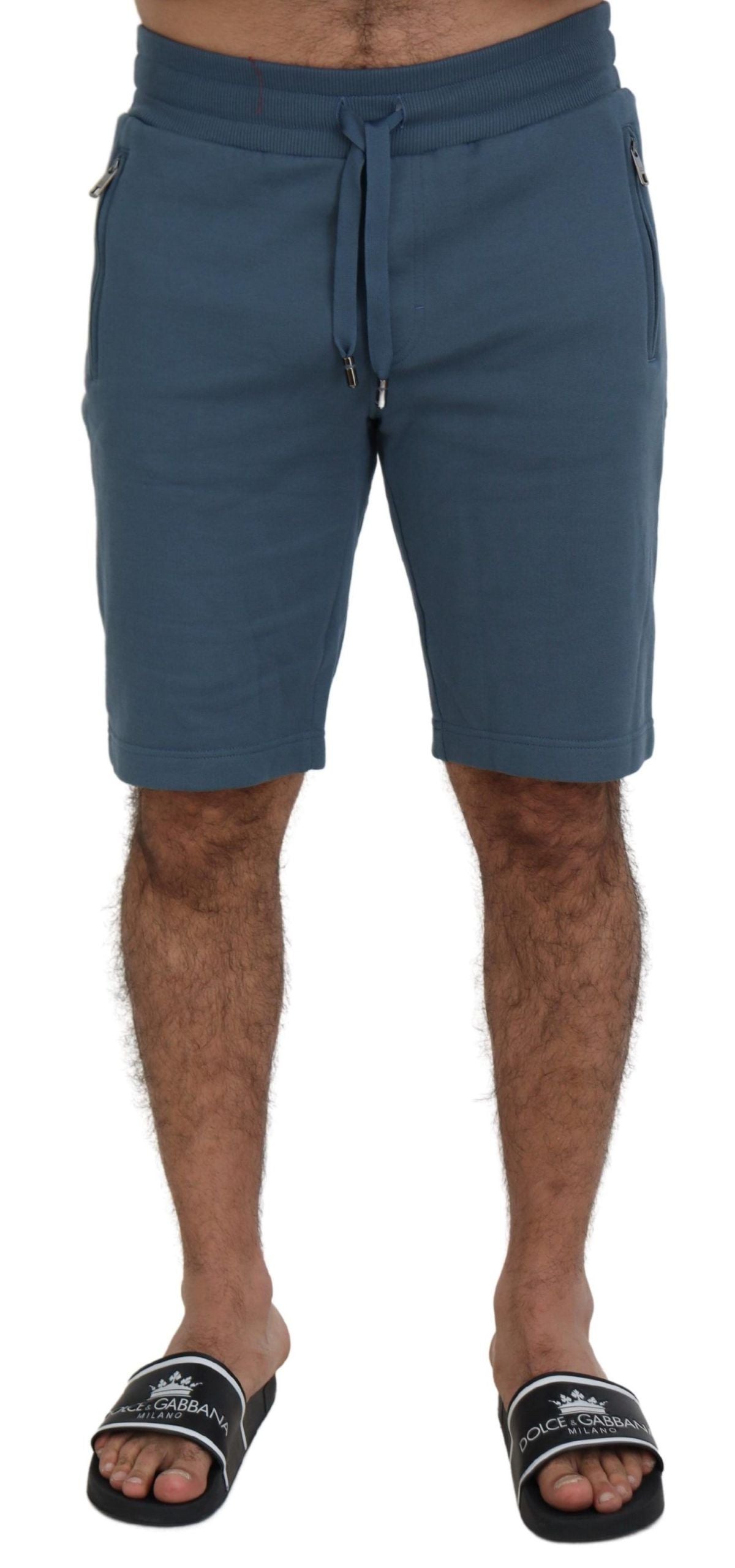 Dolce & Gabbana Elegant Blue Bermuda Shorts - Regular Men's Fit