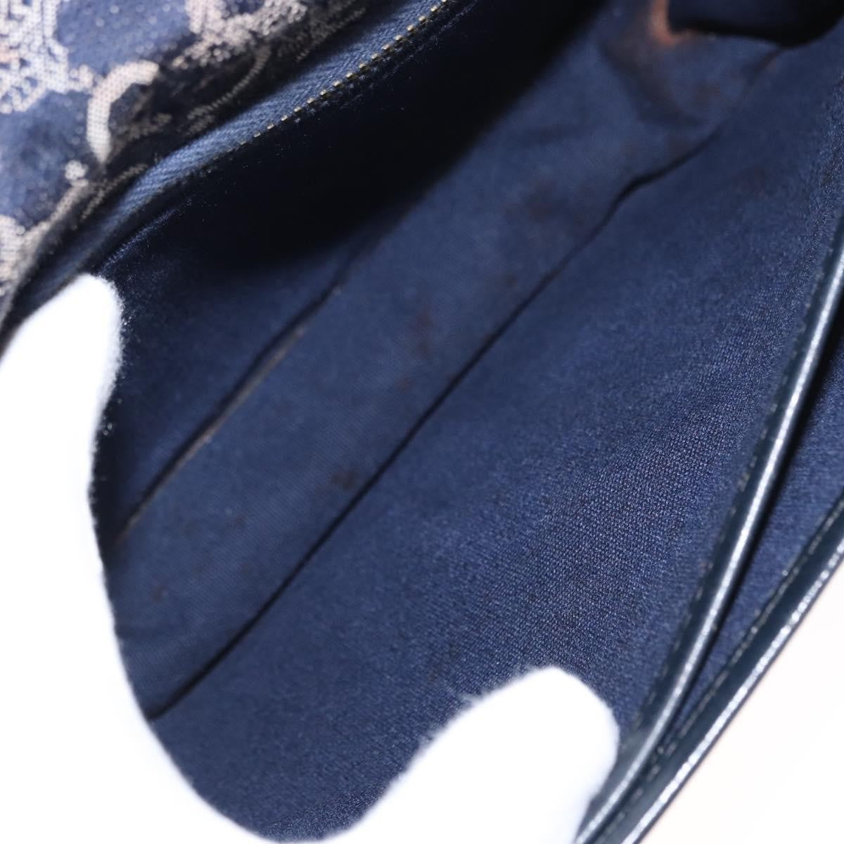Celine C Sulky Canvas Navy Canvas Shoulder Bag Bag (Pre-Owned)