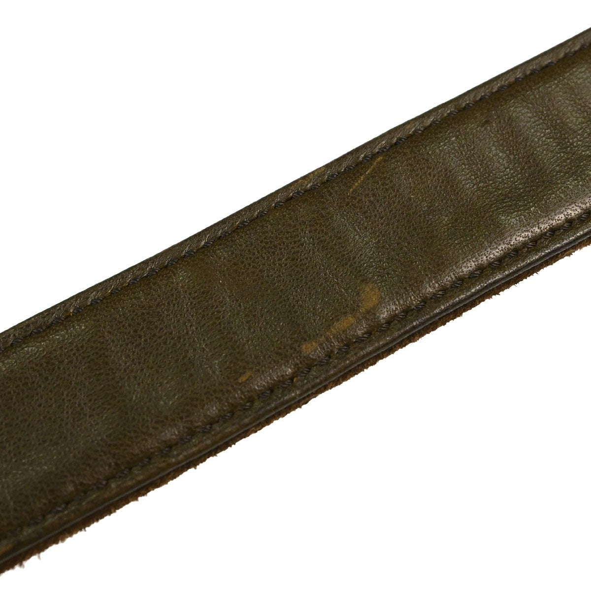 Chanel Cc Turnlock Belt Suede Brown Suede Belts Accessory (Pre-Owned)