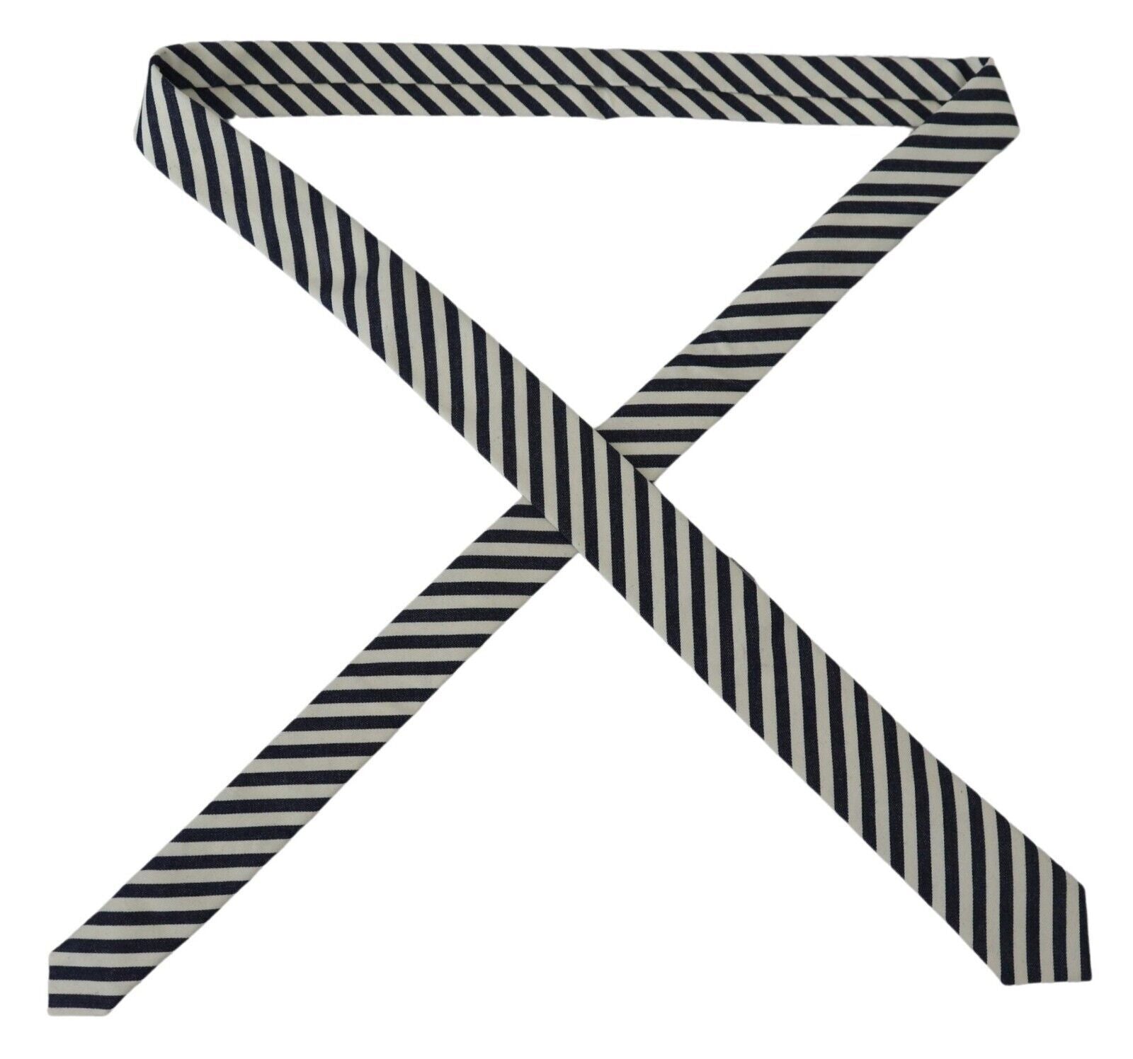 Denny Rose Elegant Italian Striped Bow Men's Tie