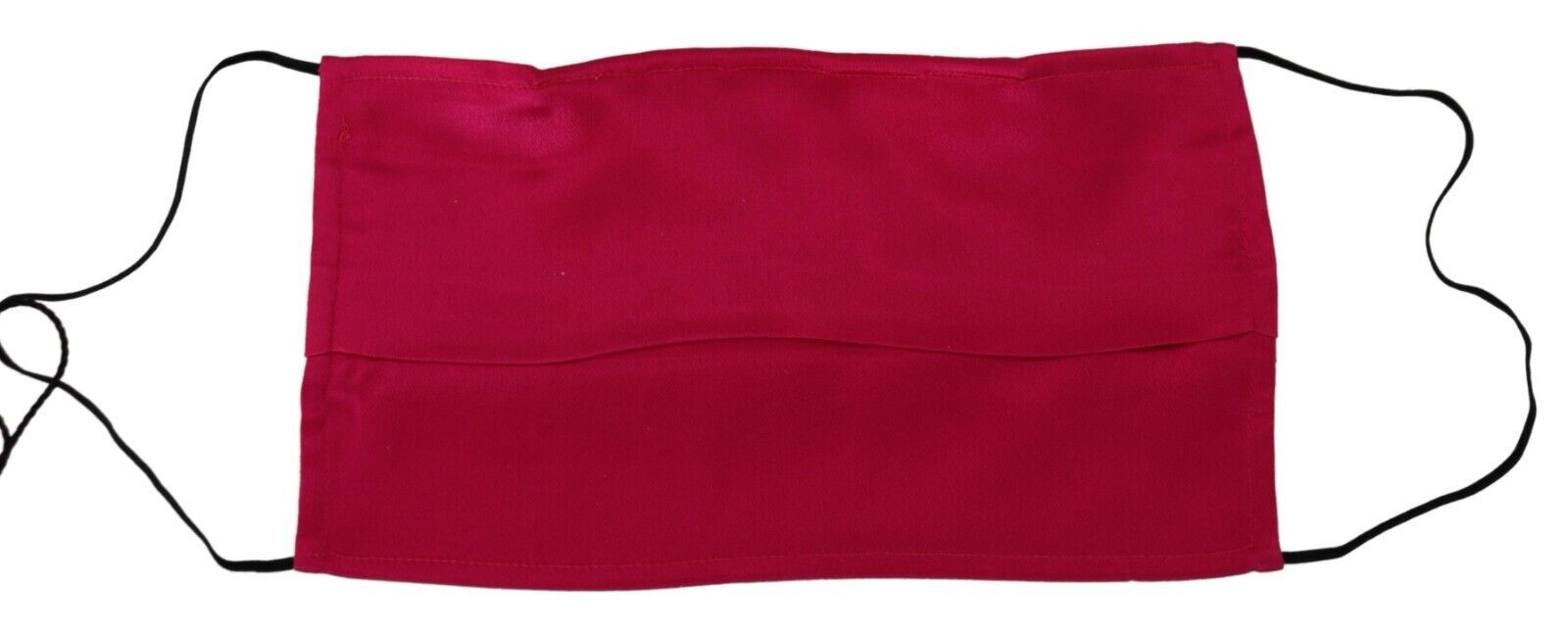 Dolce & Gabbana Elegant Red Cotton Pleated Face Women's Mask