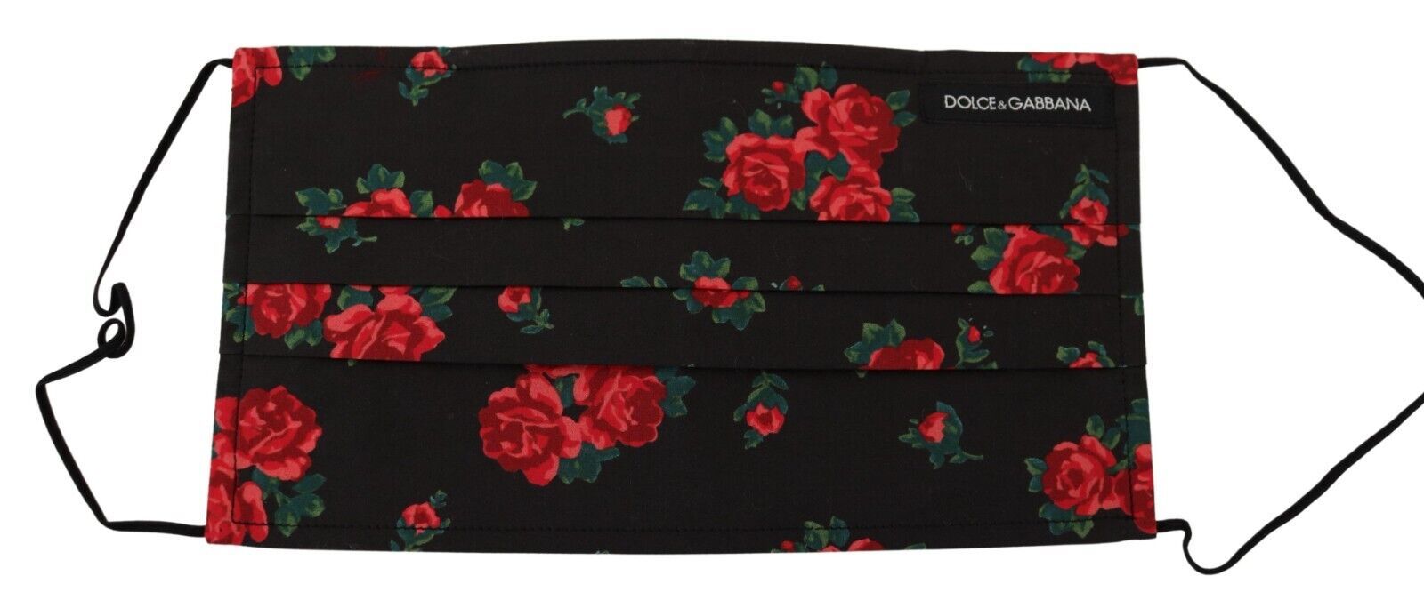 Dolce & Gabbana Elegant Floral Cotton Pleated Face Women's Mask