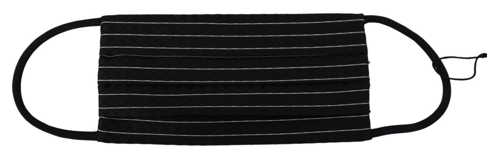Dolce & Gabbana Elegant Striped Silk Blend Face Women's Mask