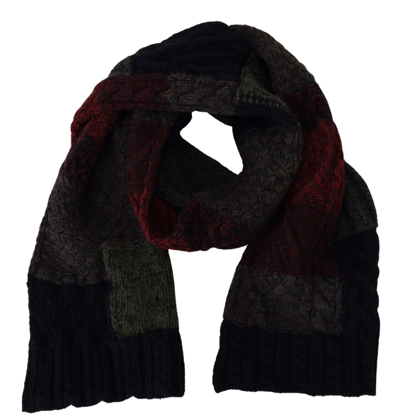 Dolce & Gabbana Elegant Wool-Cashmere Men's Men's Scarf