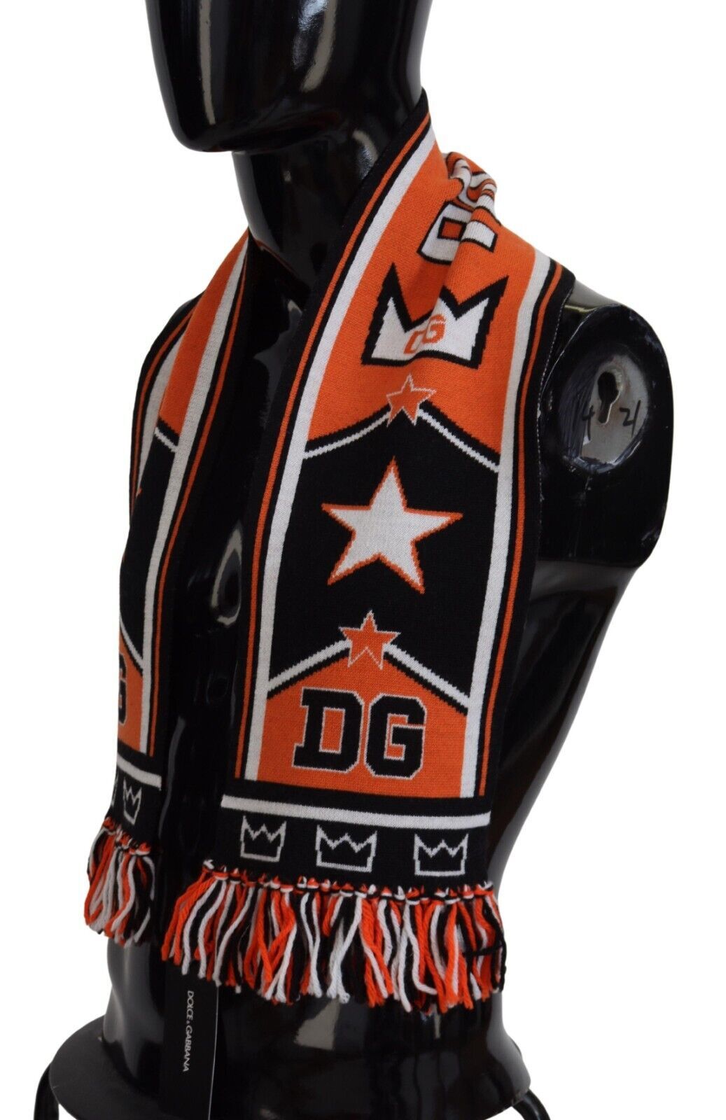 Dolce & Gabbana Multicolor DG Logo Printed Men Neck Wrap Shawl Men's Scarf