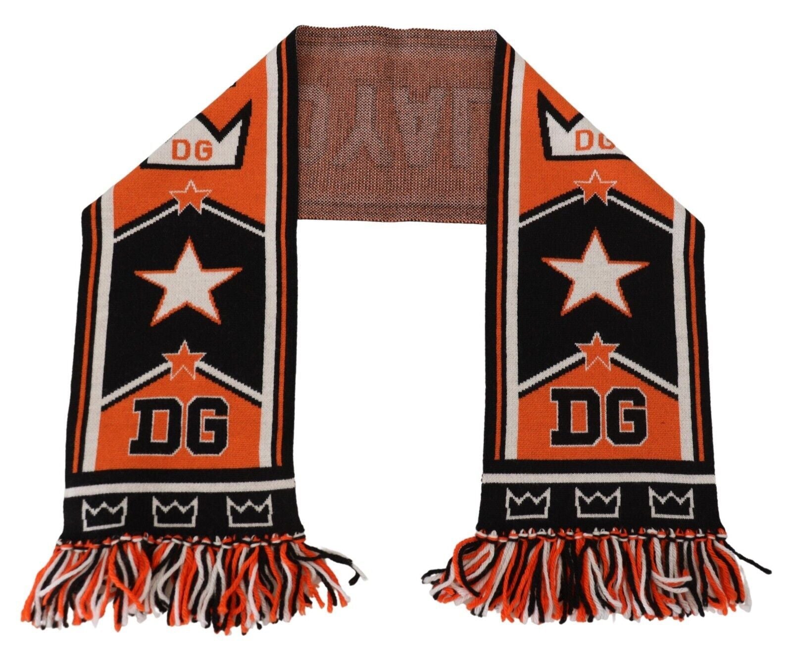 Dolce & Gabbana Multicolor DG Logo Printed Men Neck Wrap Shawl Men's Scarf