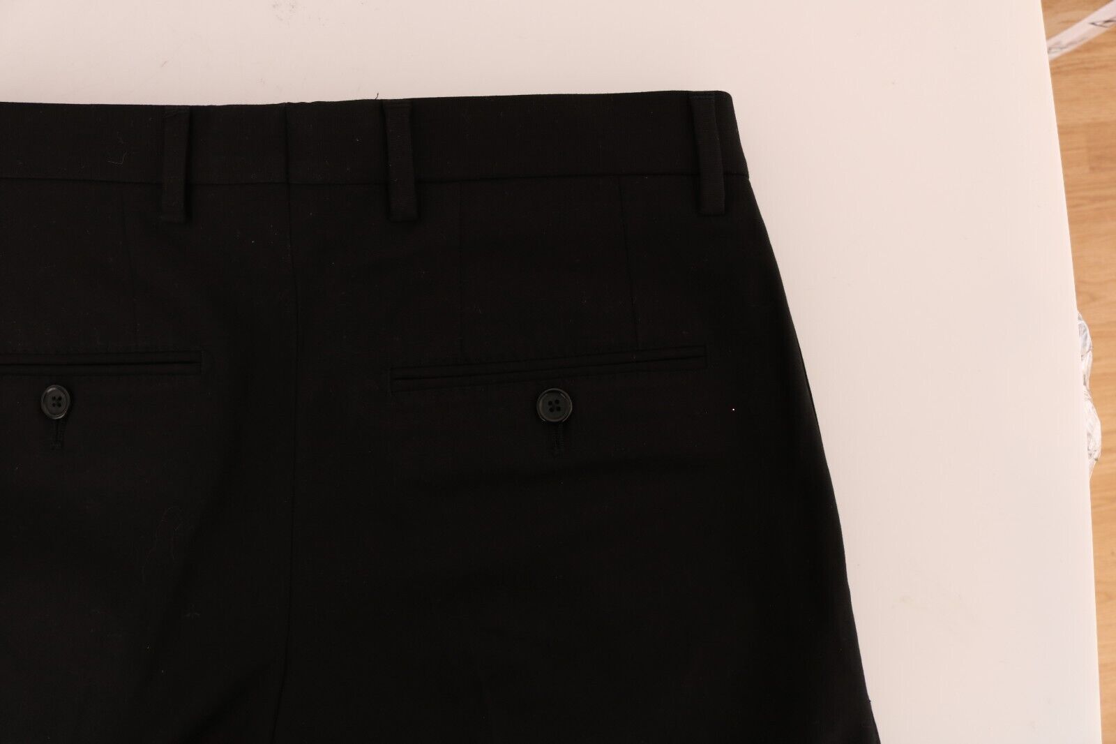 Dolce & Gabbana Elegant Black Cotton Stretch Men's Pants