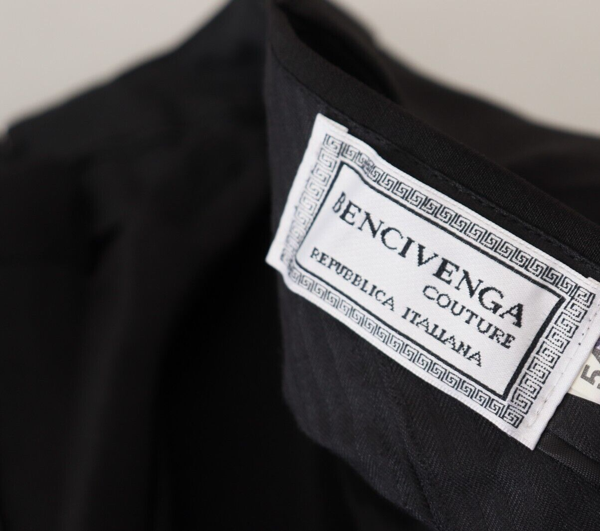 BENCIVENGA Elegant Black MainLine Men's Trousers