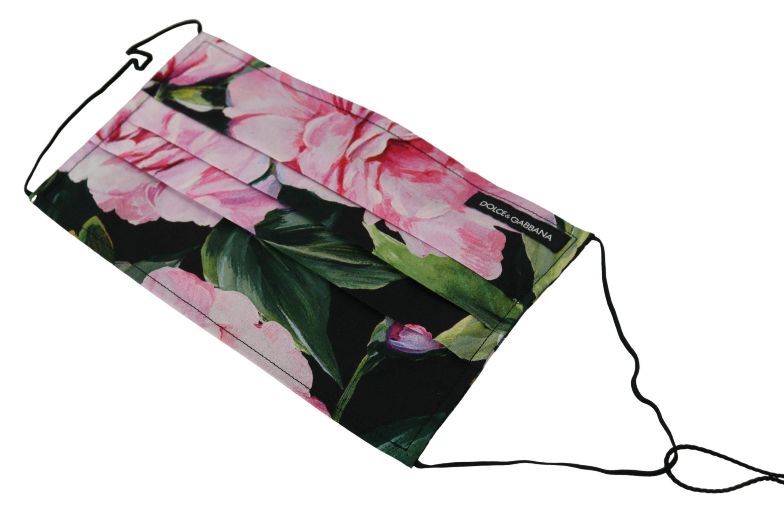Dolce & Gabbana Chic Floral Cotton Face Women's Mask