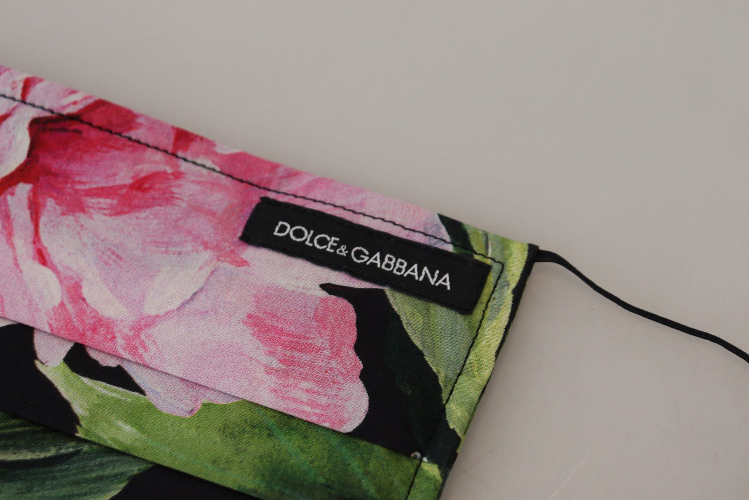 Dolce & Gabbana Chic Floral Cotton Face Women's Mask