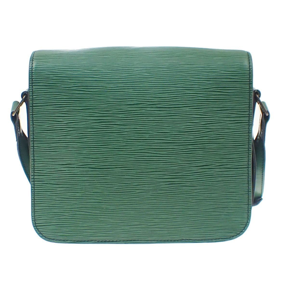 Louis Vuitton Cartouchiere Epi Leather Green Leather Handbag (Pre-Owned)