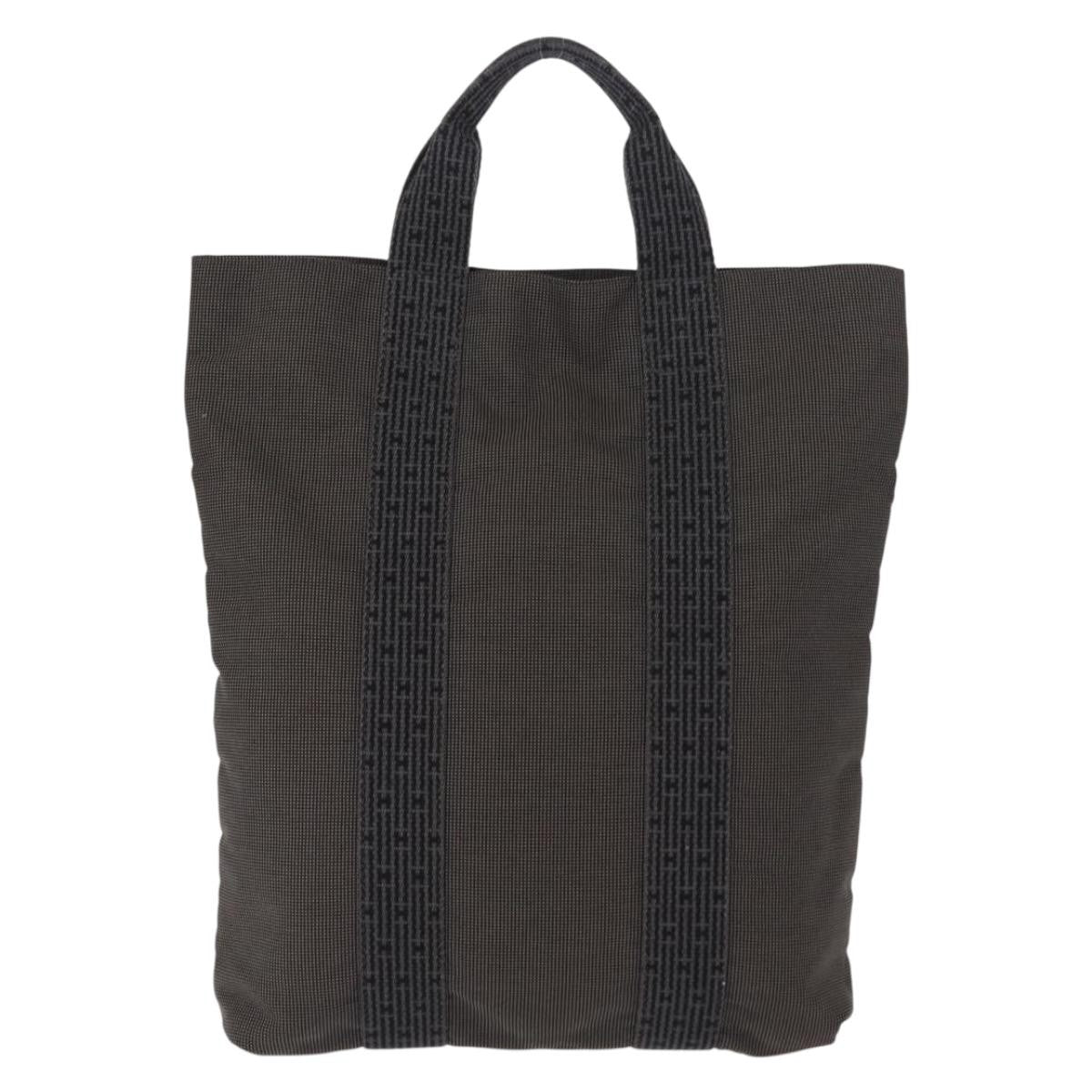 Hermes Fourre-Tout Herline Fourre-Tout Herline Gray Canvas Tote Bag Bag (Pre-Owned)