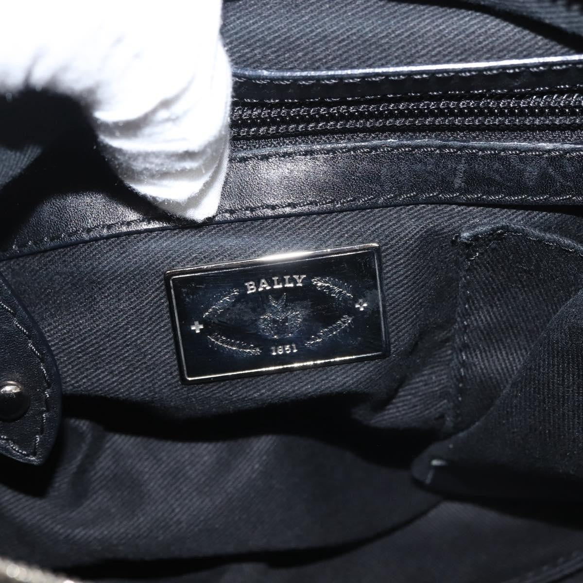 Bally Vintage Suede Black Suede Shoulder Bag Bag (Pre-Owned)