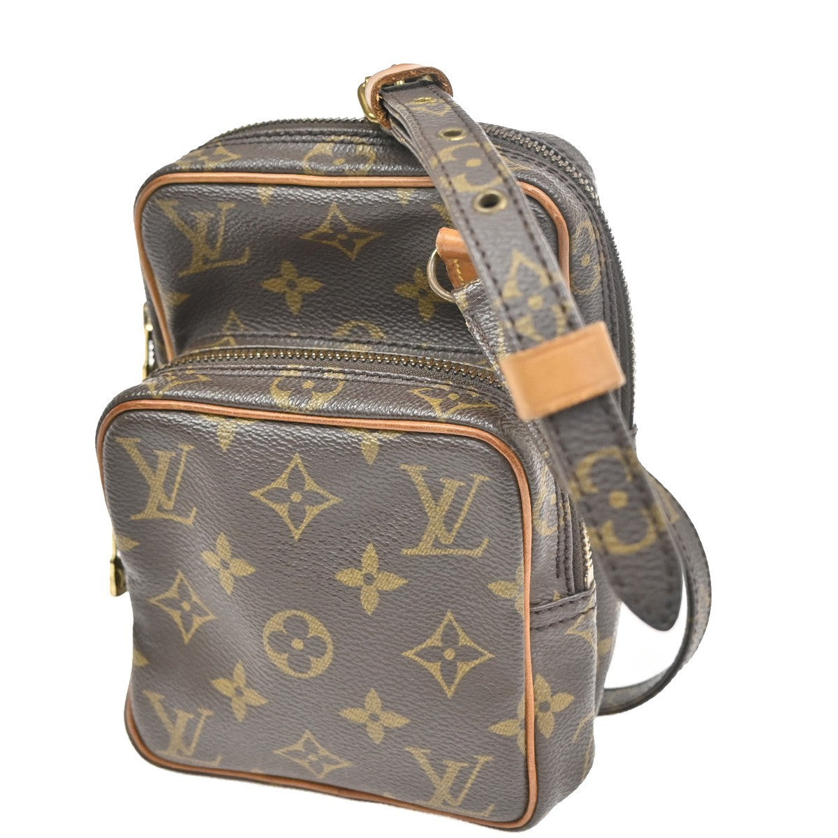 Louis Vuitton Amazone Monogram Canvas Brown Canvas Shoulder Bag Bag (Pre-Owned)