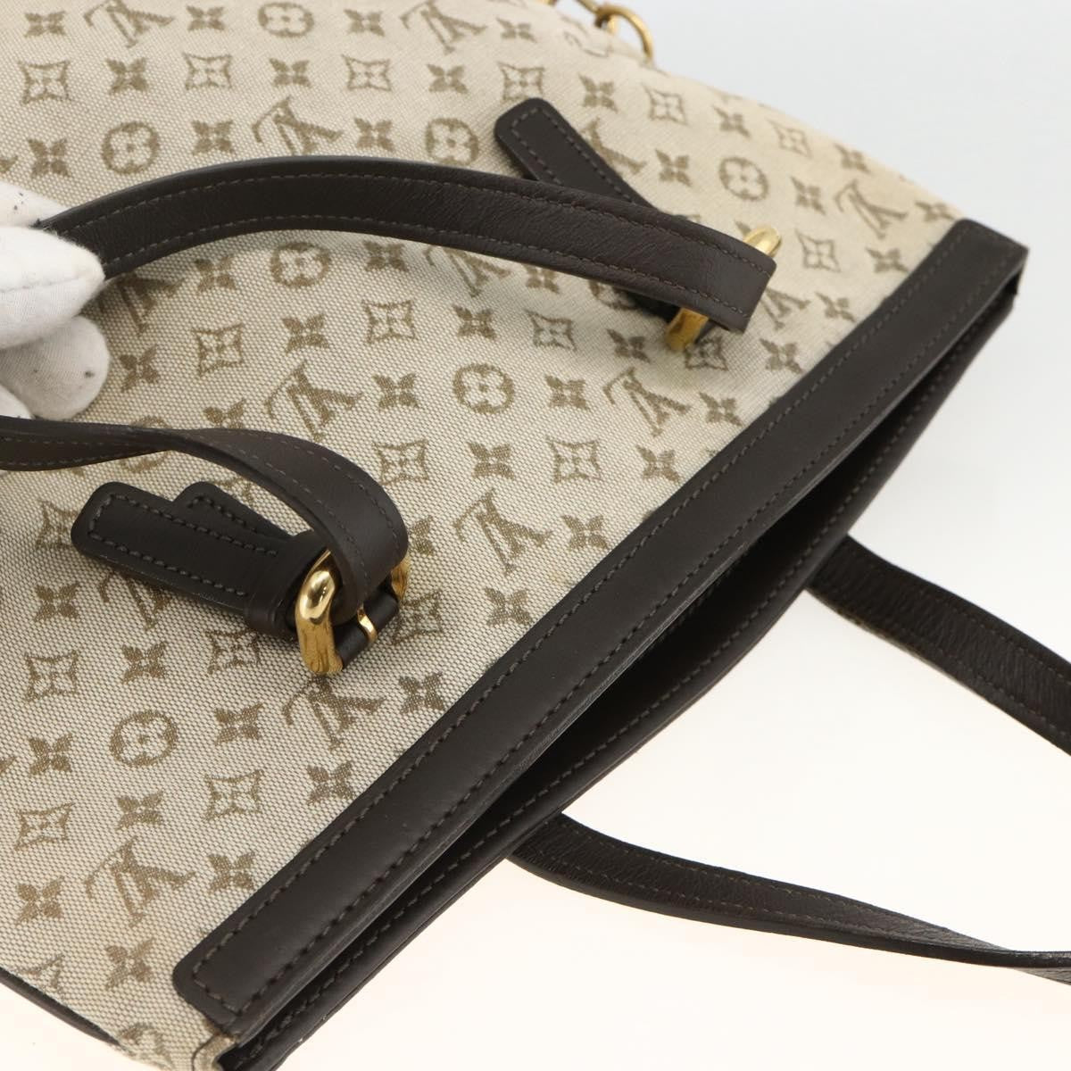 Louis Vuitton Francoise Mini Lin Khaki Canvas Tote Bag Bag (Pre-Owned)